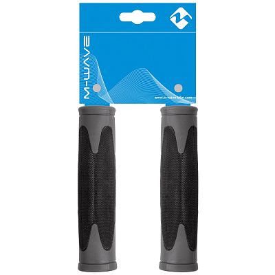Превью  Грипсы M-WAVE Cloud Base 1 130 мм Чёрный/Серый